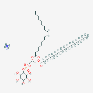 [R-(Z)]-3-[(2R)-3-[(1-Oxohexadecyl)oxy]-2-[[(9Z)-1-oxo-9-octadecenyl]oxy]propyl hydrogen phosphate] D-myo-Inositol Monoammonium Salt-d31图片