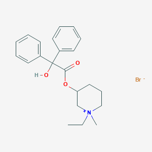 1-乙基-3-(2-羟基-2,2-二苯基乙酰氧基)-1-甲基-1-溴化哌啶鎓图片