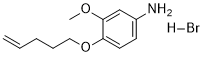 m-Anisidine,4-(4-pentenyloxy)-,hydrobromide图片