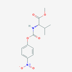 N-(4-Nitrophenoxycarbonyl)-L-valine Methyl Ester图片