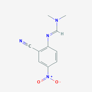 N'-(2-Cyano-4-nitrophenyl)-N,N-dimethyliminoform Amide图片
