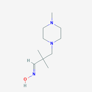 (1E)-2,2-dimethyl-3-(4-methylpiperazin-1-yl)propanal oxime图片