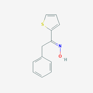 (1E)-2-phenyl-1-(2-thienyl)ethanone oxime图片