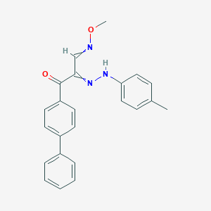 3-[1,1'-biphenyl]-4-yl-2-[2-(4-methylphenyl)hydrazono]-3-oxopropanal O-methyloxime图片