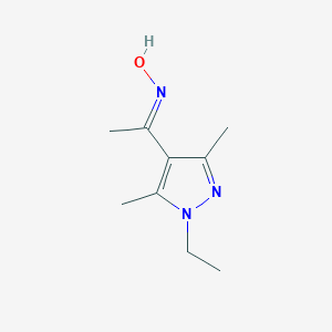 (1E)-1-(1-ethyl-3,5-dimethyl-1H-pyrazol-4-yl)ethanone oxime图片