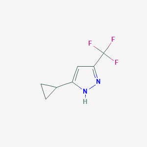 5-Cyclopropyl-3-trifluoromethyl-1H-pyrazole图片