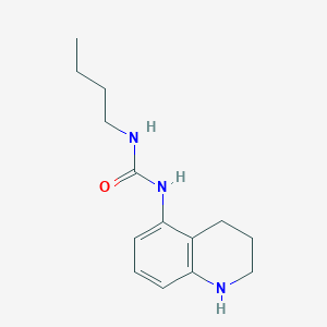 3-Butyl-1-(1,2,3,4-tetrahydroquinolin-5-yl)urea图片