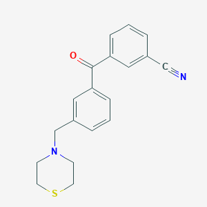 3-cyano-3'-thiomorpholinomethyl benzophenone图片