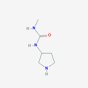 3-methyl-1-(pyrrolidin-3-yl)urea图片