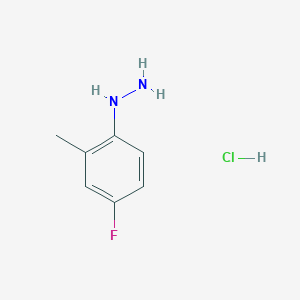 (4-Fluoro-2-methylphenyl)hydrazine hydrochloride图片