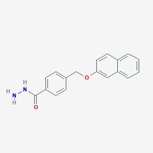 4-[(Naphthalen-2-yloxy)methyl]benzohydrazide图片