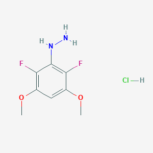 (2,6-Difluoro-3,5-dimethoxyphenyl)hydrazine hydrochloride图片