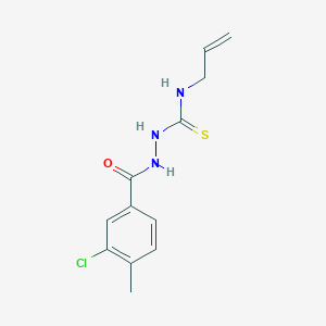 N-allyl-2-(3-chloro-4-methylbenzoyl)hydrazinecarbothioamide图片