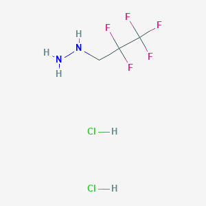 (2,2,3,3,3-pentafluoropropyl)hydrazine dihydrochloride图片
