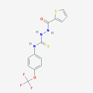 2-(2-Thienylcarbonyl)-N-[4-(trifluoromethoxy)phenyl]-1-hydrazinecarbothioamide图片