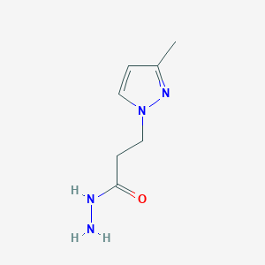 3-(3-methyl-1H-pyrazol-1-yl)propanohydrazide图片