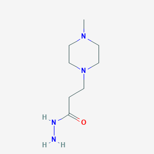 3-(4-methylpiperazin-1-yl)propanehydrazide图片