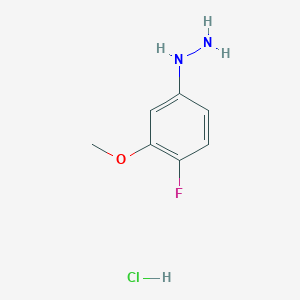 1-(4-fluoro-3-methoxyphenyl)hydrazine hcl图片