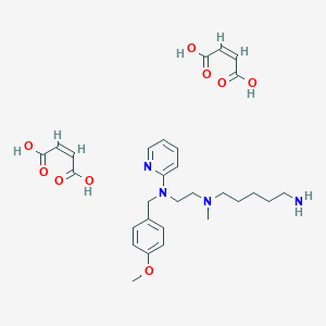 N'-(5-Aminopentyl)-N-(4-methoxybenzyl)-N'-methyl-N-2-pyridinyl-1,2-ethanediamine,Dimaleate Salt图片
