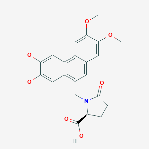 5-?Oxo-?1-?[(2,?3,?6,?7-?tetramethoxy-?9-?phenanthrenyl)?methyl]?-L-proline图片