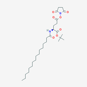 Nε-Palmitoyl-L-glutamic Acidγ-Succinimidyl-α-tert-butyl Ester图片