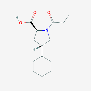 1-(1-Oxopropyl)-(4S)-4-cyclohexyl-L-proline图片