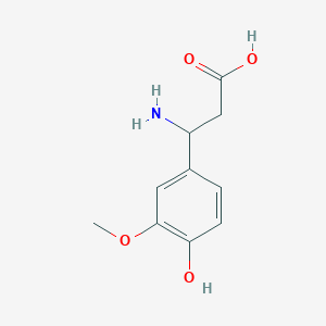 3-(4-Hydroxy-3-methoxy-phenyl)-DL-beta-alanine图片