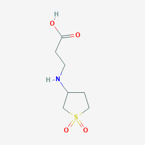 N-(1,1-Dioxidotetrahydro-3-thienyl)-beta-alanine图片