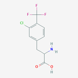 3-Chloro-4-(trifluoromethyl)-DL-phenylalanine图片