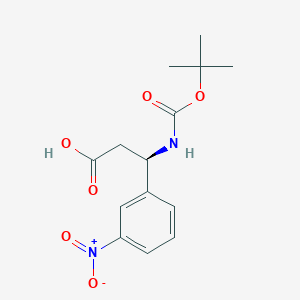 (R)-N-Boc-3-Nitro-beta-phenylalanine图片