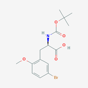 Boc-5-bromo-2-methoxy-D-phenylalanine图片