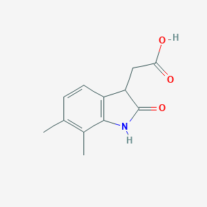(6,7-dimethyl-2-oxo-2,3-dihydro-1H-indol-3-yl)acetic Acid图片