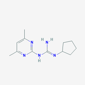 N-Cyclopentyl-N'-(4,6-dimethylpyrimidin-2-yl)guanidine图片