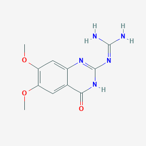 N-(6,7-dimethoxy-4-oxo-1,4-dihydroquinazolin-2-yl)guanidine图片