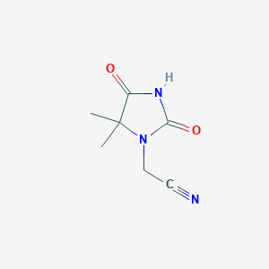 2-(5,5-dimethyl-2,4-dioxoimidazolidin-1-yl)acetonitrile图片