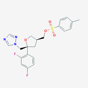 (5R-cis)-Toluene-4-sulfonic Acid 5-(2,4-Difluorophenyl)-5-[1,2,4]triazol-1-ylmethyltetrahydrofuran-3-ylmethyl Ester图片