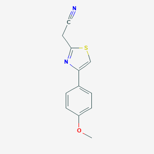 2-[4-(4-methoxyphenyl)-1,3-thiazol-2-yl]acetonitrile图片