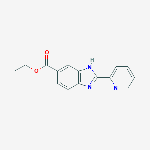 Ethyl 2-(pyridin-2-yl)-1H-benzimidazole-5-carboxylate图片