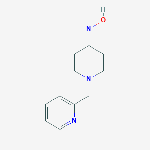 N-[1-(Pyridin-2-ylmethyl)piperidin-4-ylidene]hydroxylamine图片
