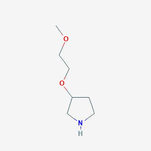3-(2-Methoxy-ethoxy)-pyrrolidine Hydrochloride图片
