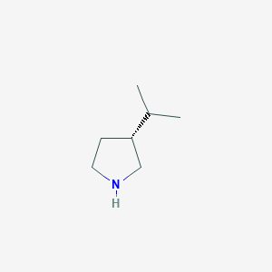 (3R)-3-(propan-2-yl)pyrrolidine hydrochloride图片