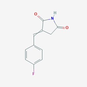 3-[(4-fluorophenyl)methylidene]pyrrolidine-2,5-dione图片