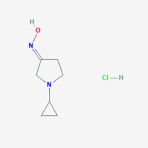 N-(1-Cyclopropylpyrrolidin-3-ylidene)hydroxylamine Hydrochloride图片