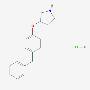 3-(4-Benzylphenoxy)pyrrolidine Hydrochloride图片