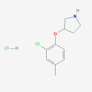 3-(2-Chloro-4-methylphenoxy)pyrrolidinehydrochloride图片