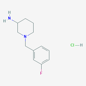 1-(3-Fluoro-benzyl)-piperidin-3-ylamine hydrochloride图片