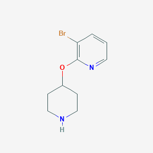 3-bromo-2-(piperidin-4-yloxy)pyridine hydrochloride图片