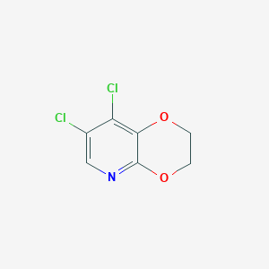 7,8-Dichloro-2,3-dihydro-[1,4]dioxino[2,3-b]pyridine图片