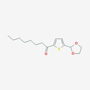5-(1,3-Dioxolan-2-yl)-2-thienyl heptyl ketone图片