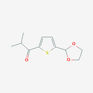 5-(1,3-Dioxolan-2-yl)-2-thienyl isopropyl ketone图片